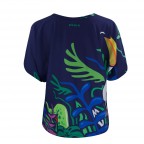 Tropicolleureux - Blu - Camiseta Mujer