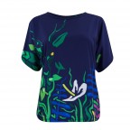 Tropicolleureux - Blu - Camiseta Mujer